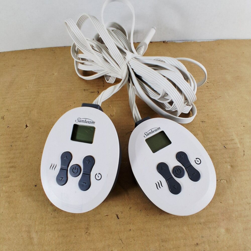SUNBEAM QUEEN HEATED MATTRESS Dual Controllers MPL21QN